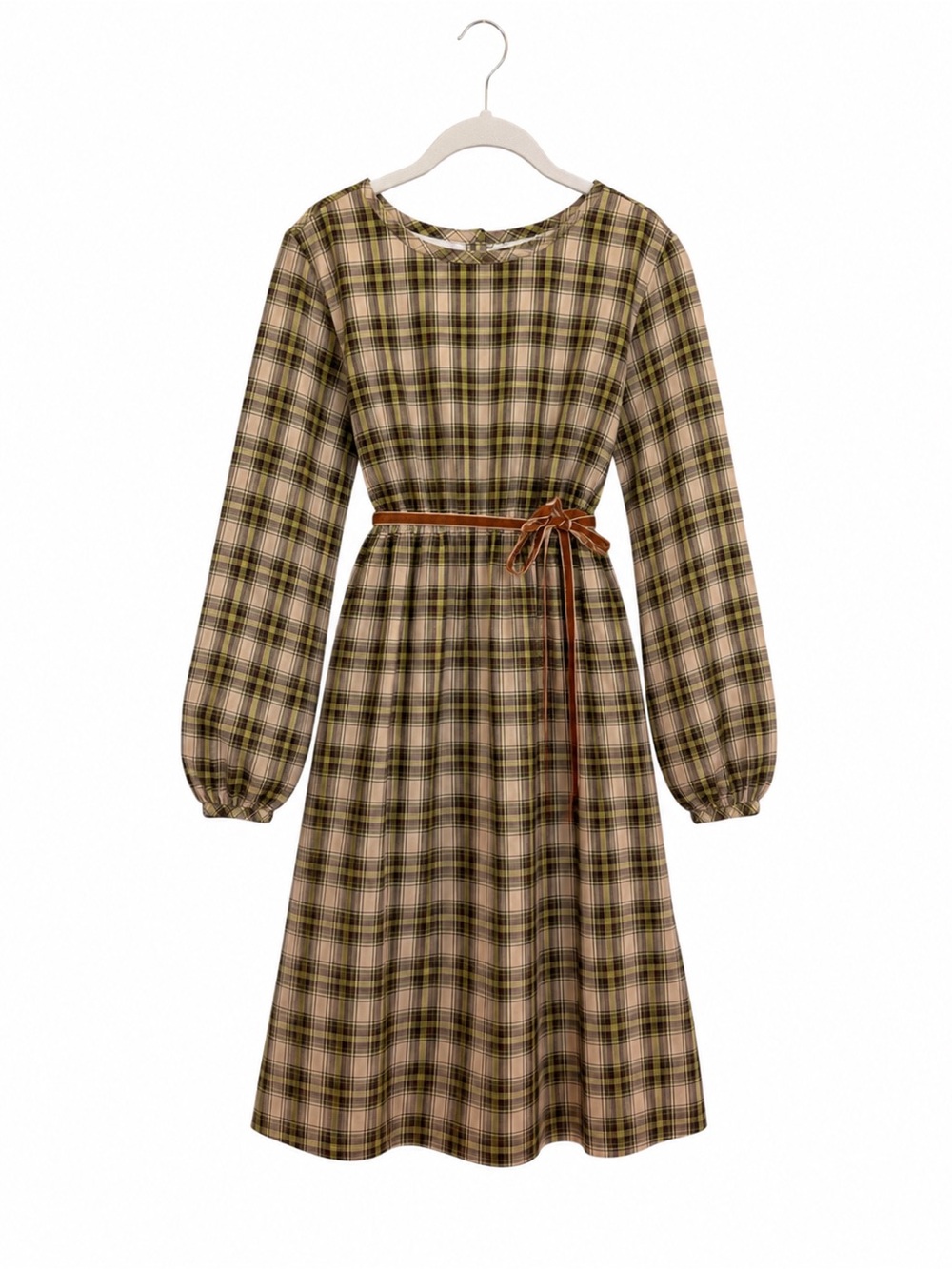 Olive Juice Kids Classic Plaid Long-Sleeve Dress Perfect for Fall
